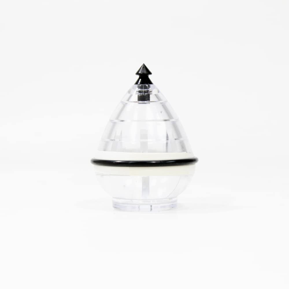 Sidewinder Spin Top - Clear High-Speed Spinning Toy for Kids & Adults - Perfect for Stress Relief, Office Desk Fun, and Skill Competitions