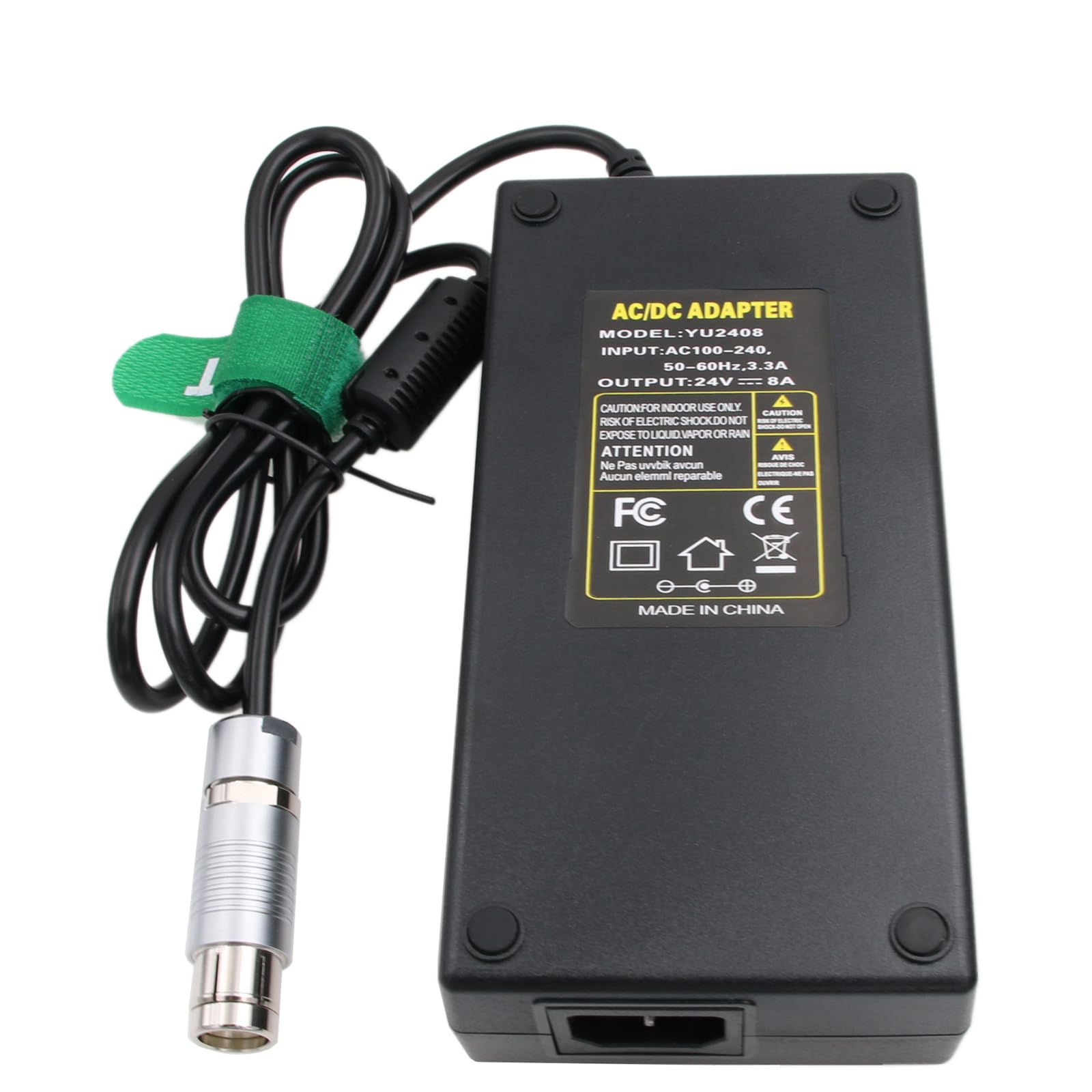 24V AC/DC Power Supply Adapter for ARRI Alexa Classic XT SXT LF SXT-W Cameras - 2 Pin Female Connector - Professional Film & Photography Equipment Power Solution