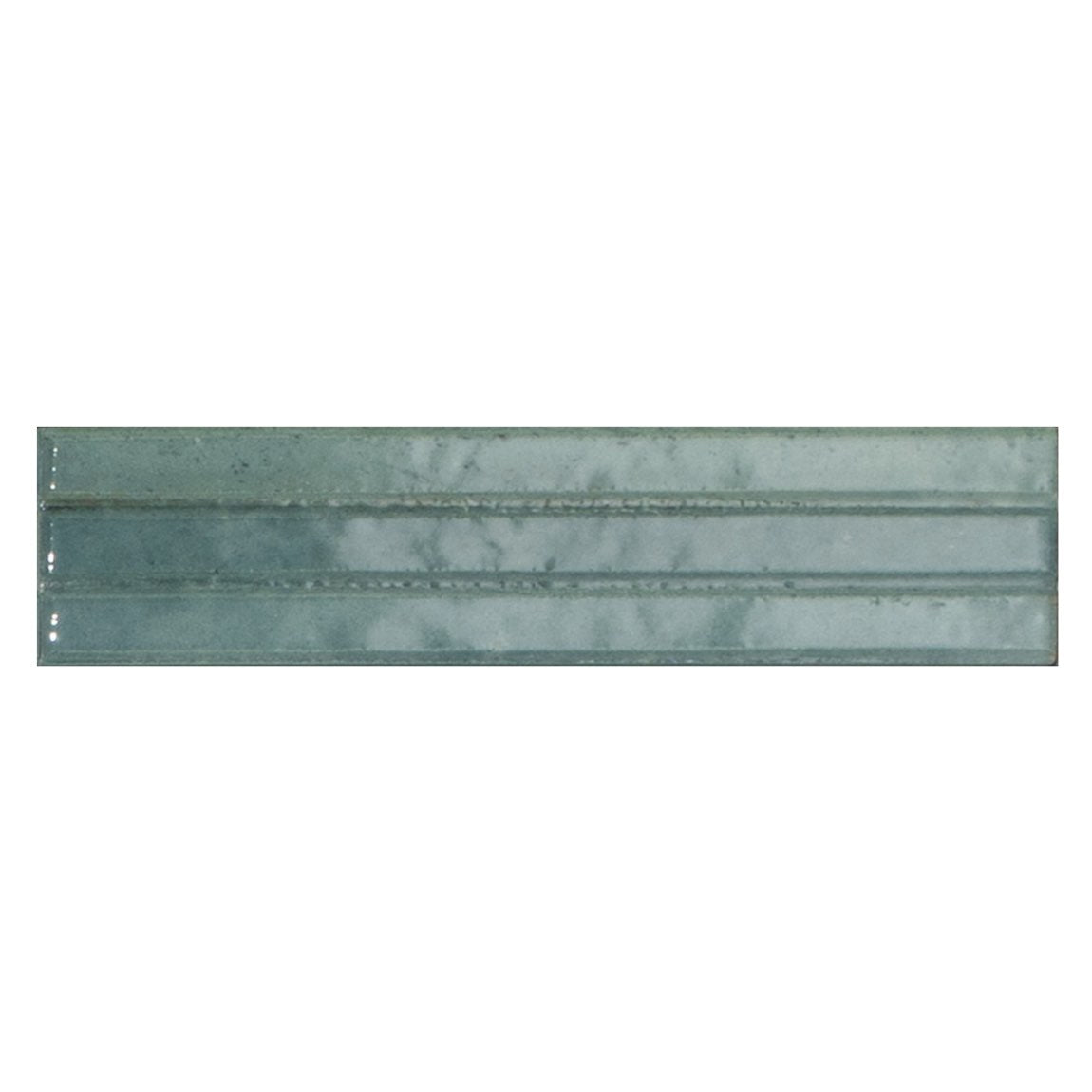 Magnolia 3D Tile Turquoise 2.5x9.5 Inch - Premium Textured Wall Decor for Bathroom, Kitchen & Living Room Backsplash