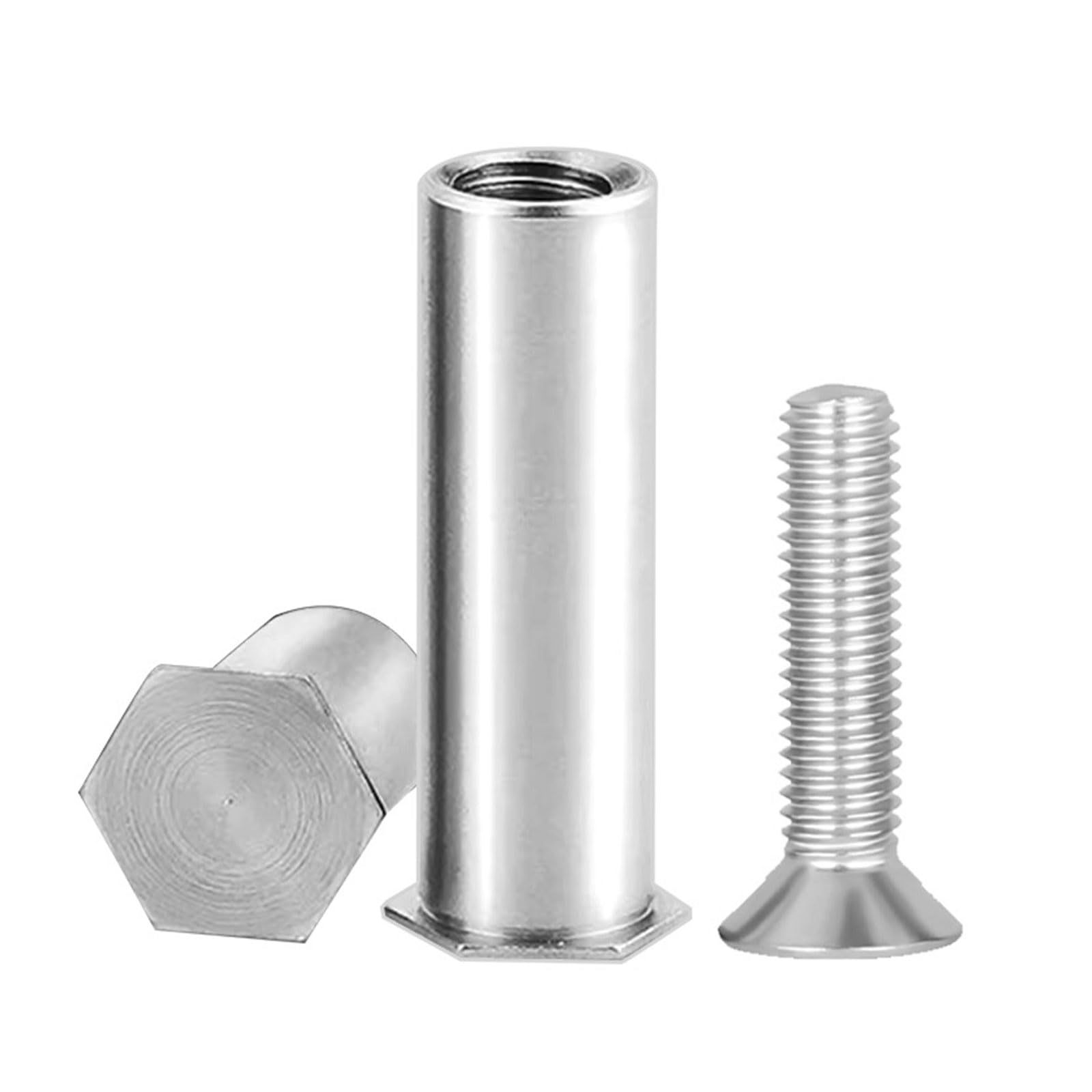 WELLDOER 4-Pack 25mm Computer Fan Screws - Secure & Stable Cooling Fan Mounting Hardware for PC Case, CPU Cooler & Laptop Fans | Perfect for Gaming Rigs & Workstation Builds