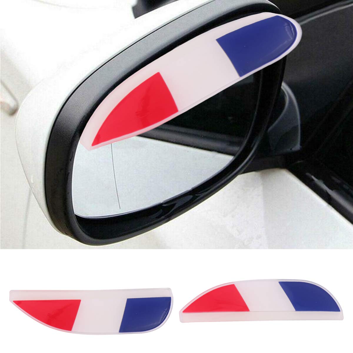 BESPORTBLE Waterproof Car Mirror Covers - 1 Pair Rainproof Blades for Auto & Bike Side Mirrors | Durable Rain Guards for All Weather Driving Protection