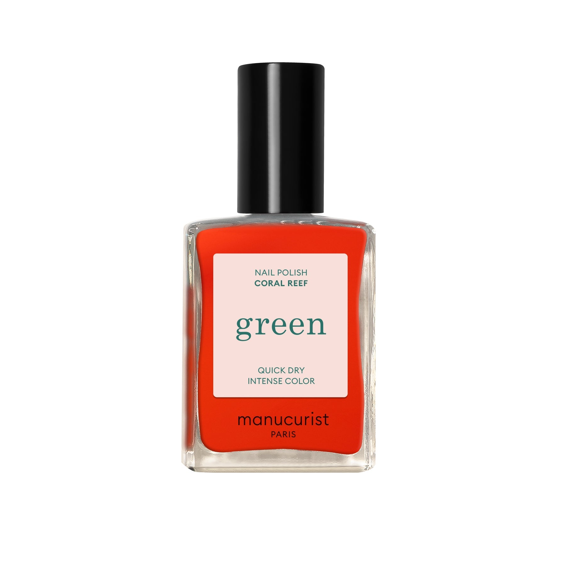 Vegan Green Nail Polish - Coral Reef Shade | Long Lasting & Non-Toxic | Perfect for Summer Nails & Beach Vacations