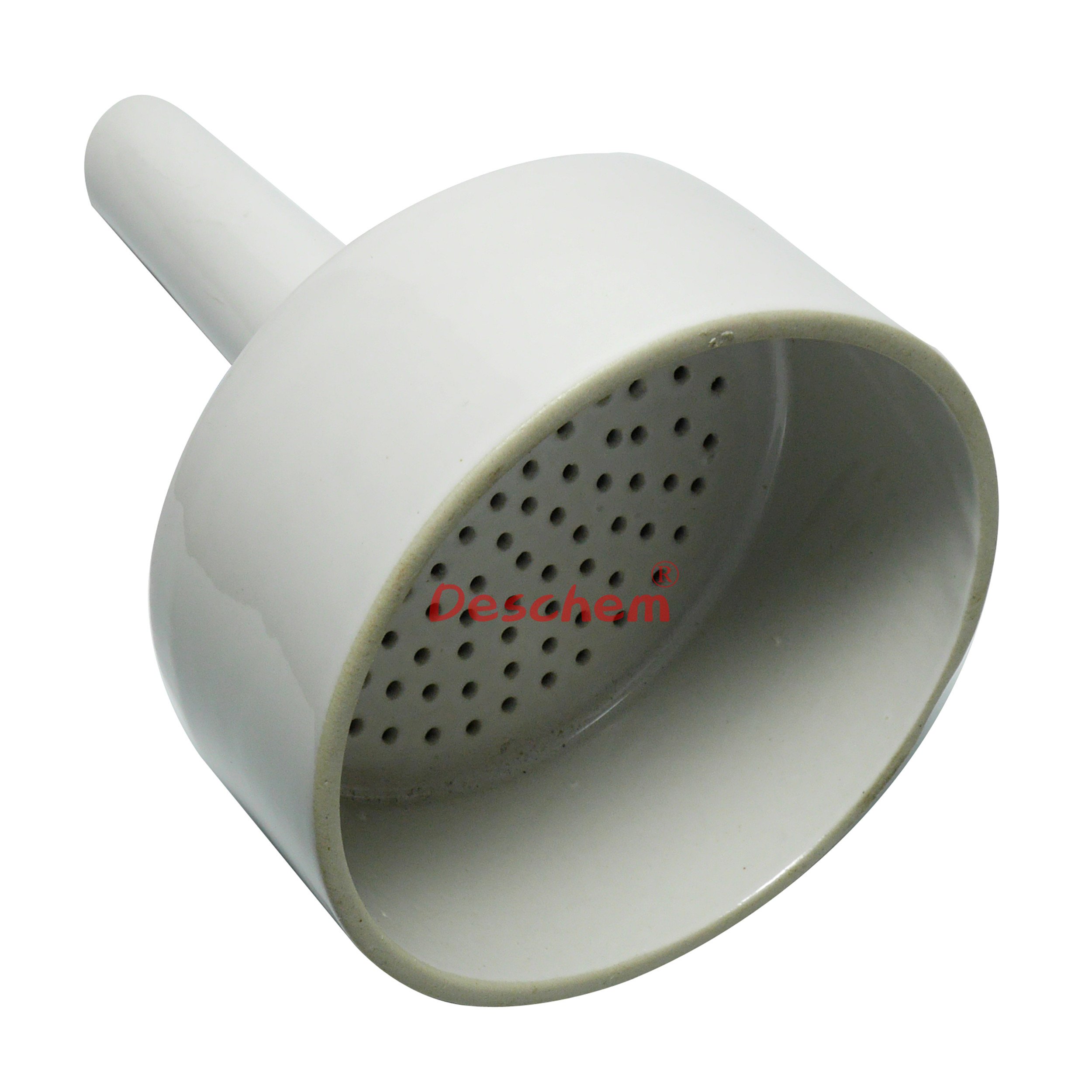120mm Porcelain Buchner Funnel - 12cm OD Lab Filtration Equipment for Chemistry Experiments & Essential Oil Extraction | Durable Laboratory Glassware for Scientific Research & Home DIY Projects
