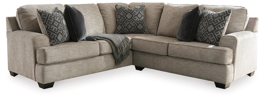 Bavarian 2-Piece Sectional Sofa Set - Modern L-Shaped Couch with Reversible Chaise for Living Room, Lounge & Family Room Comfort