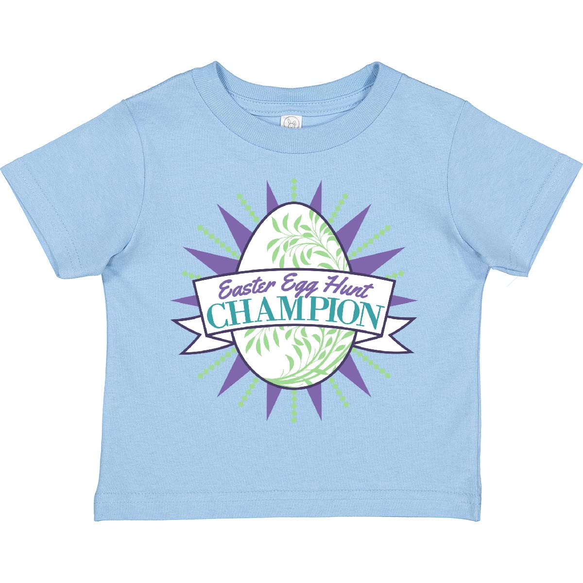 Inktastic Easter Egg Hunt Champion Purple Toddler T-Shirt - Cute Easter Outfit for Boys & Girls - Perfect for Easter Egg Hunts, Spring Celebrations & Family Photos