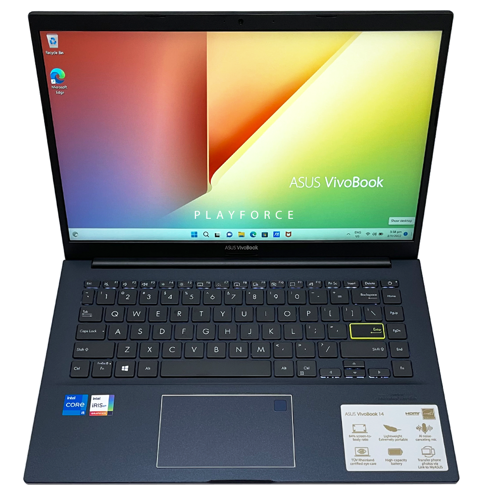 ASUS VivoBook 14 X413EA EB1322W Laptop - Intel Core i5-1135G7, 8GB RAM, 512GB SSD, 14-inch FHD Display - Lightweight & Portable for Work, Study & Travel