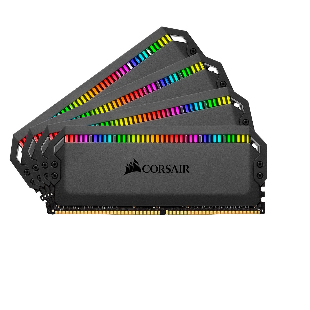 Corsair Dominator Platinum RGB 64GB (4x16GB) DDR4 3200MHz CL16 Desktop Memory - Premium RAM for Gaming PCs, Workstations & Content Creation