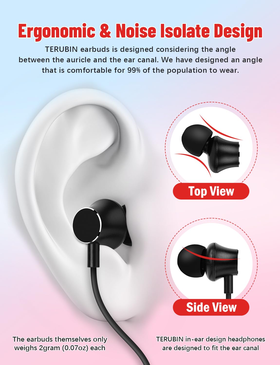 Wireless Bluetooth Neckband Headphones - 120H Playtime, Stereo Sound, Built-in Mic, IPX5 Waterproof - Comfortable In-Ear Design for Running, Gym, Workout & Office Use (Black)