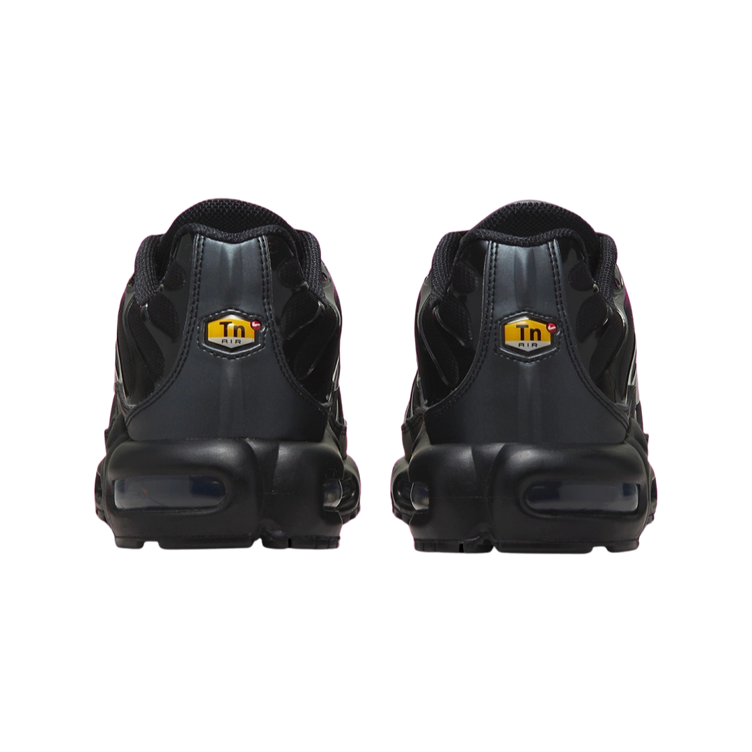 Nike Air Max Plus Men's Running Shoes - Black, Metallic Silver & Pink | Comfortable Cushioning for Jogging, Gym & Casual Wear