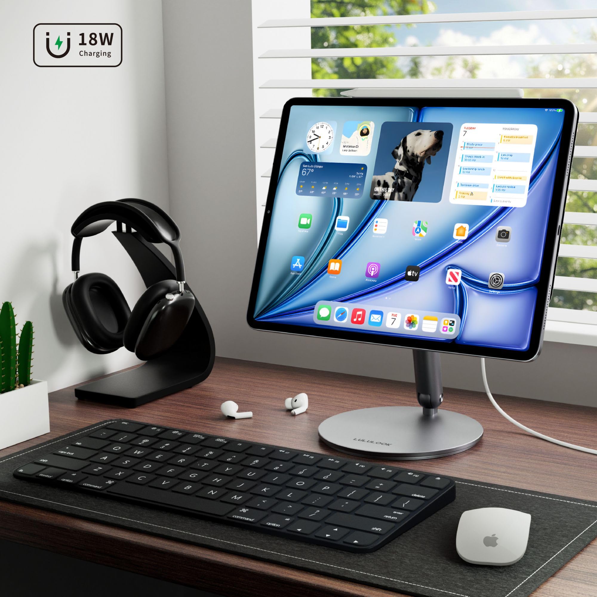 LULULOOK Magnetic Wireless Charging Stand for iPad Pro 13
