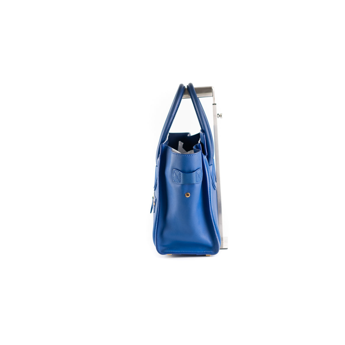 Celine Micro Luggage Bag in Blue | Genuine Leather Crossbody Handbag for Women | Perfect for Work, Travel & Everyday Use