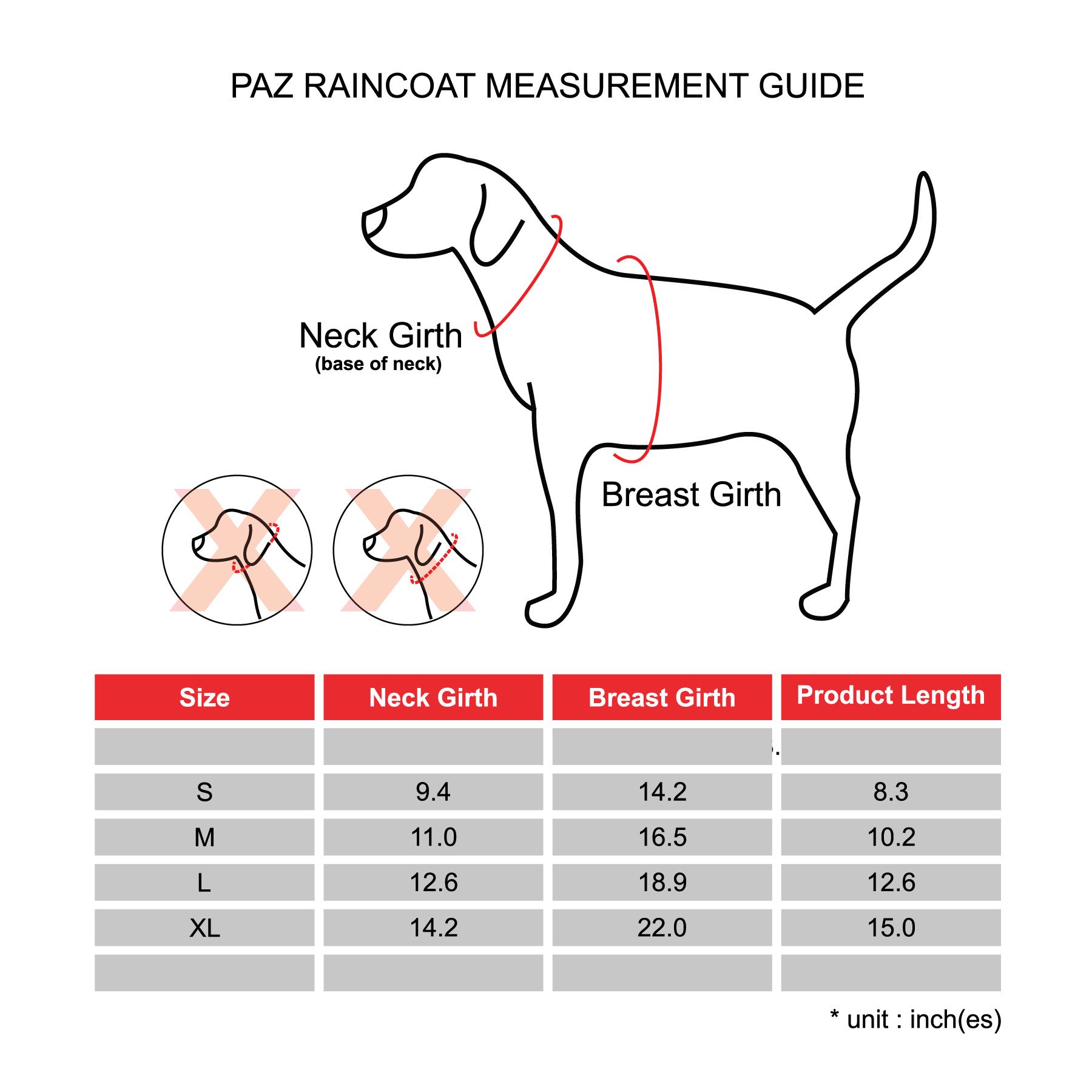 Puppia PAZ Dog Raincoat - Waterproof Pet Coat for Small to Medium Dogs - Orange Red Color - Perfect for Rainy Day Walks and Outdoor Adventures