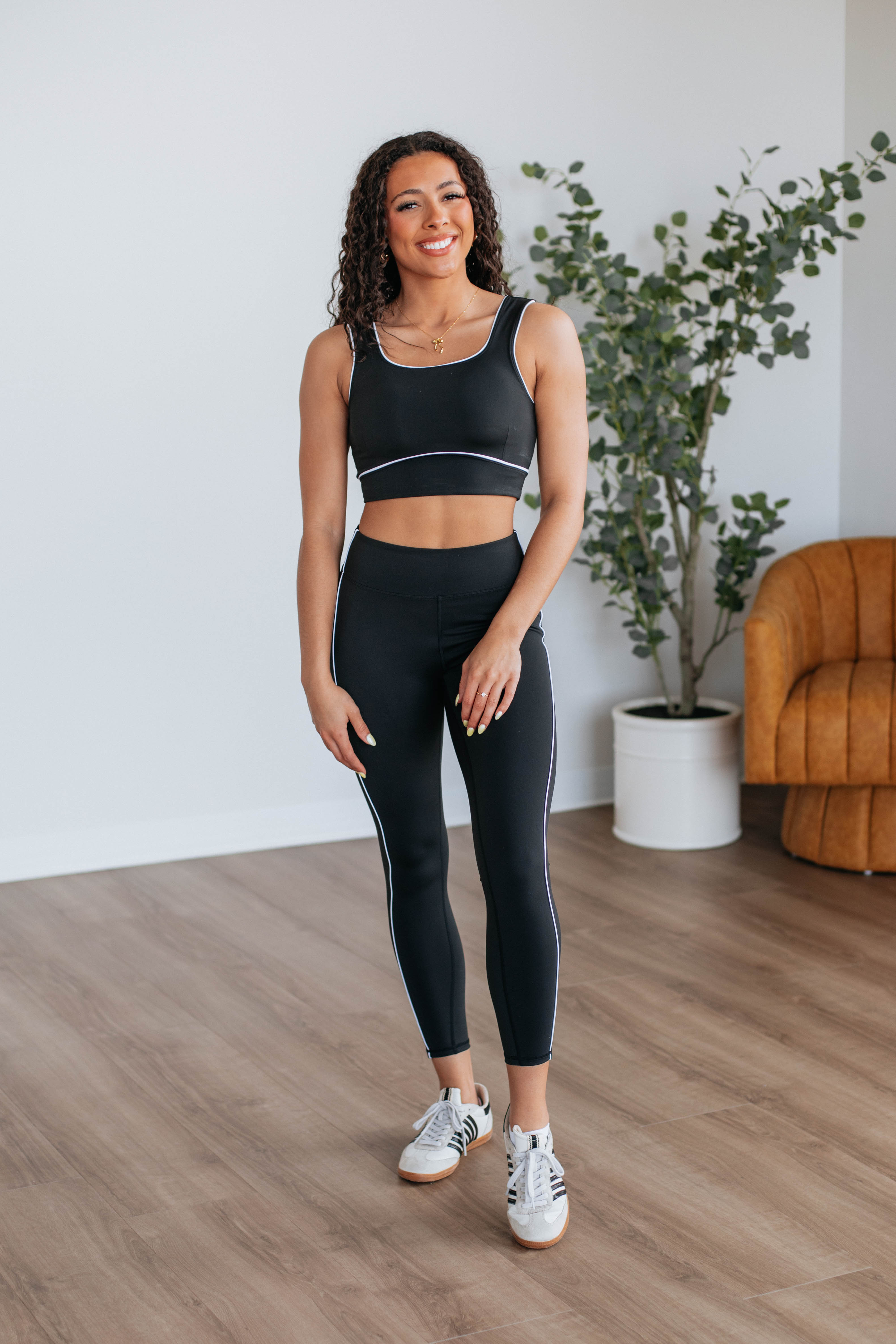Ace Two Piece Active Set - Black | Women's Workout Outfit for Gym & Yoga | Perfect for Running, Fitness & Lounge Wear