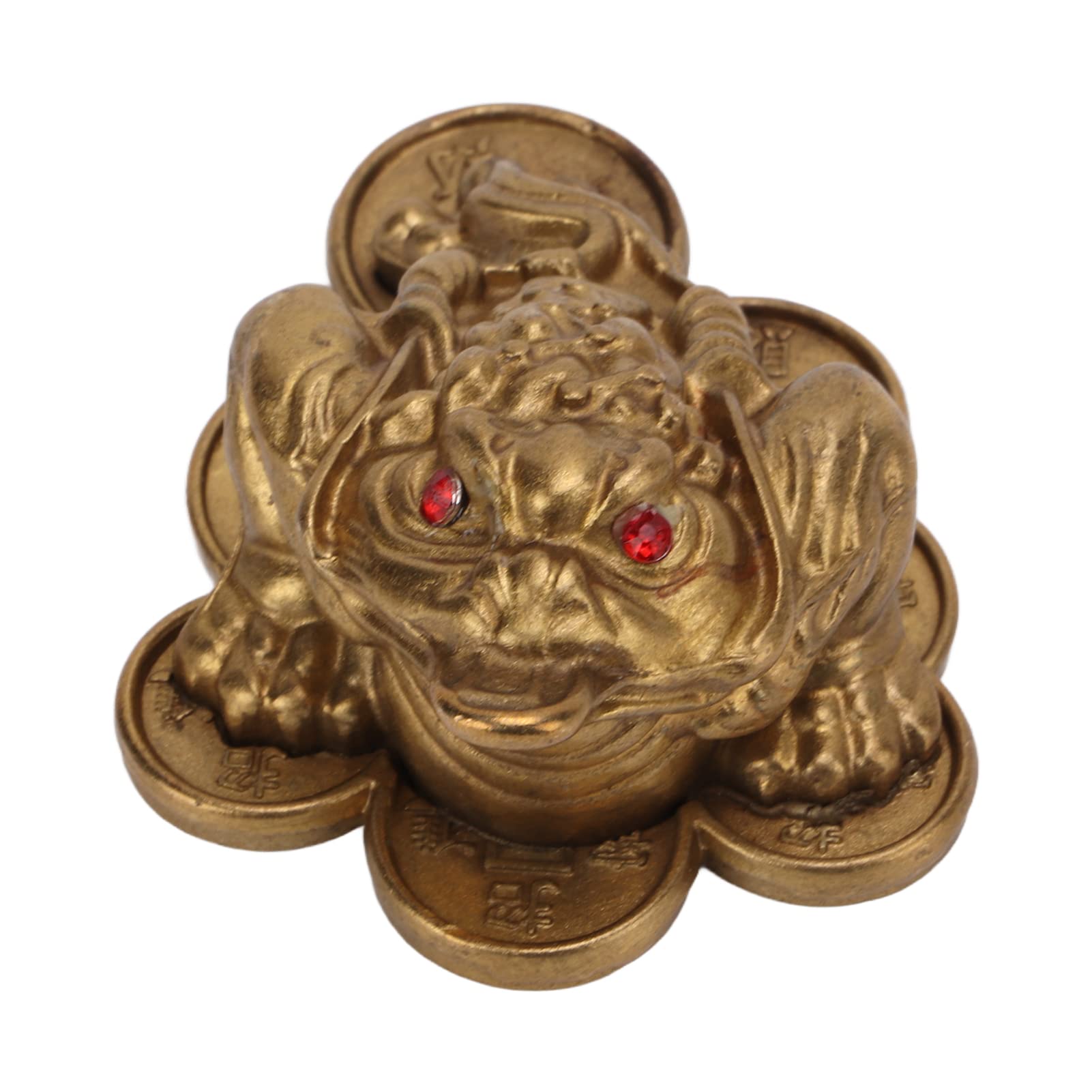 Topiky Feng Shui Money Tree Brass Desk Ornament - Wealth Attracting Office Decor, Lucky Charm for Home & Workspace - Perfect Desk Decoration Gift for Business Success & Good Fortune