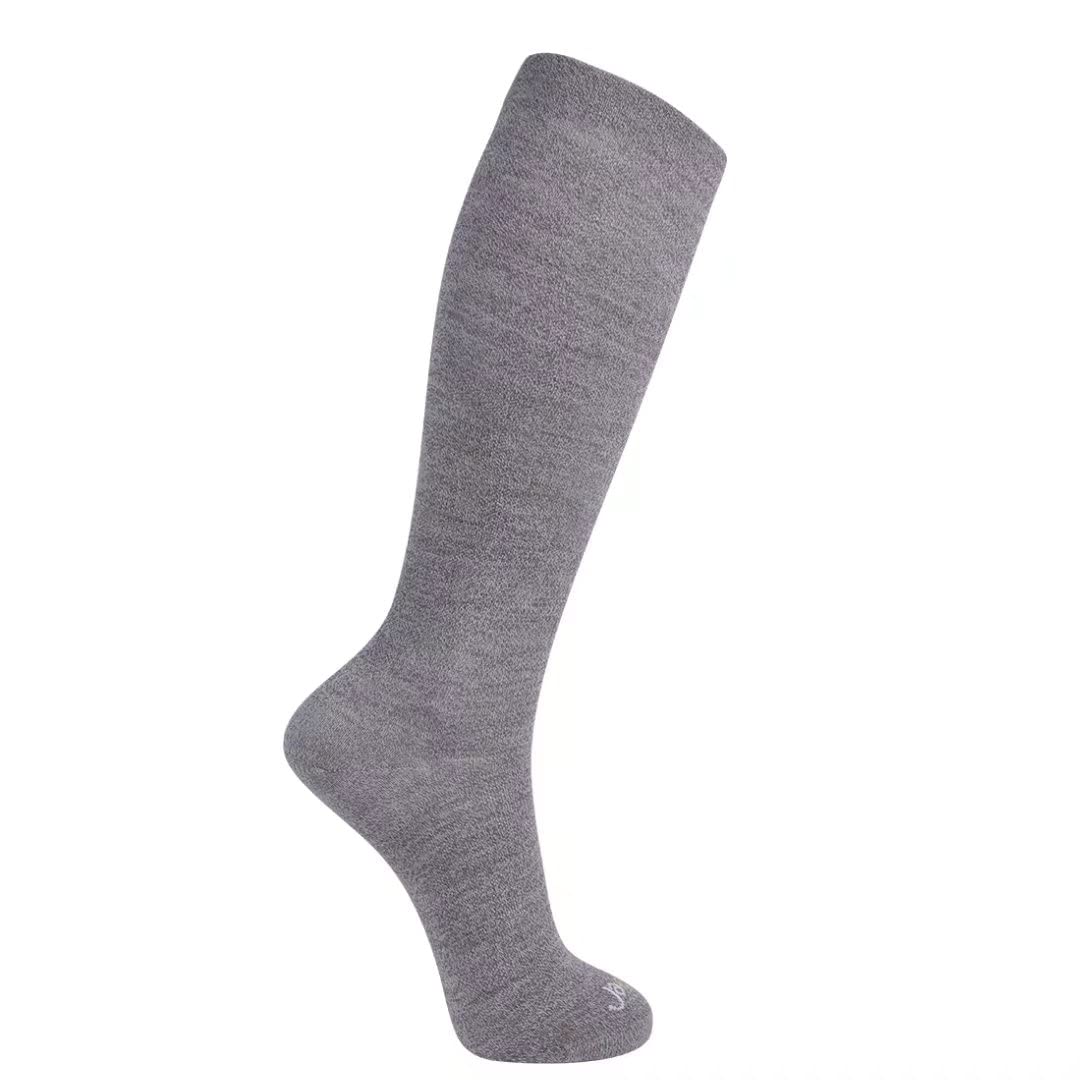 JAVIE 80% Merino Wool Ultra Soft 15-20mmHg Graduated Compression Socks for Women & Men - Perfect for Running, Hiking & Travel - Moisture Wicking & Temperature Regulating