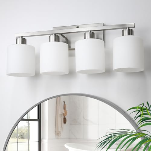 4 Light-Brushed Nickel