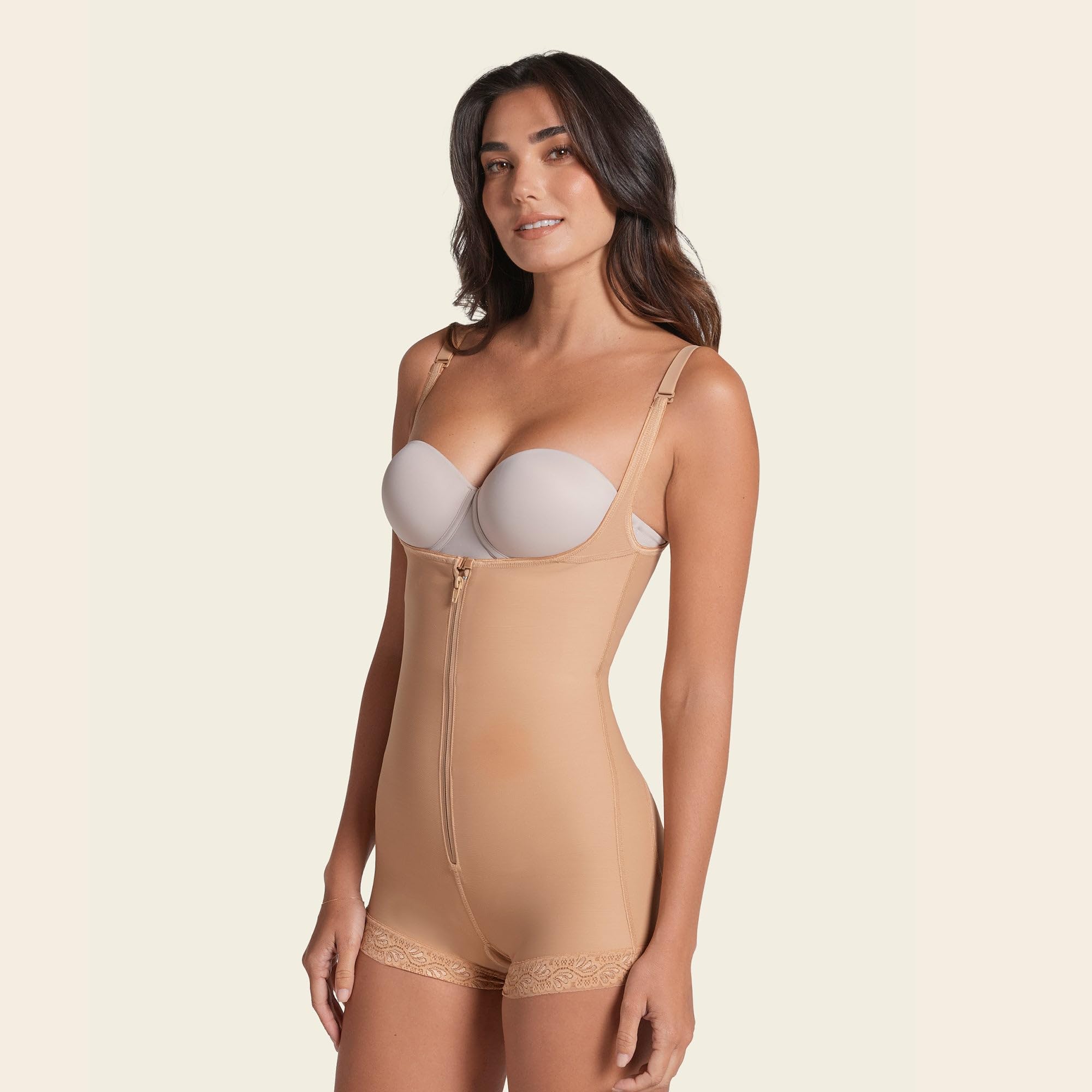Leonisa Women's Shapewear Bodysuit - High Waist Tummy Control Body Shaper for Slimming & Smoothing - Perfect for Dresses, Workwear & Special Occasions
