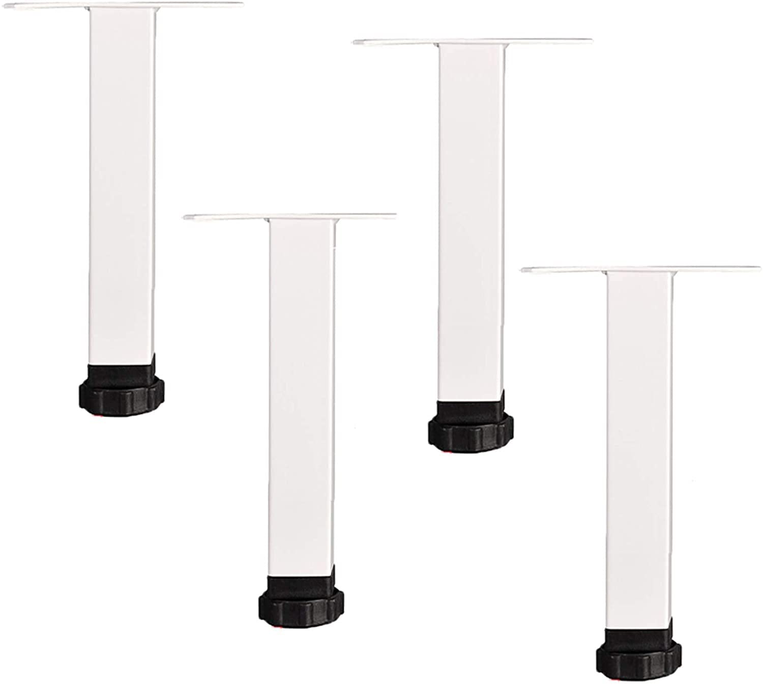 GFBHD Adjustable T-Shape Furniture Legs - 4 Pack Cold Rolled Iron Table Legs (1.5in Diameter) for Coffee Tables, Dining Tables & Chairs | Elegant Upholstery Support | Perfect for Home Office, Living Room & Kitchen Furniture Upgrade
