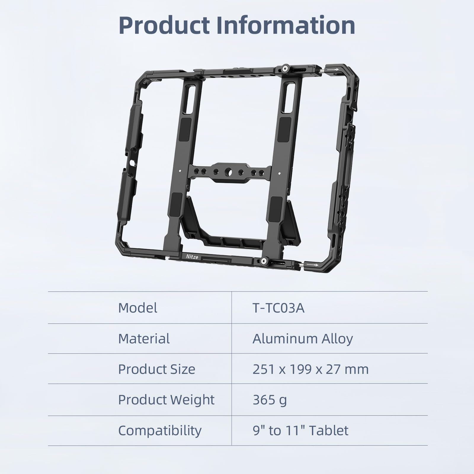Universal Tablet Stand Holder for iPad 1-10, iPad Air 1-6, iPad Pro 11