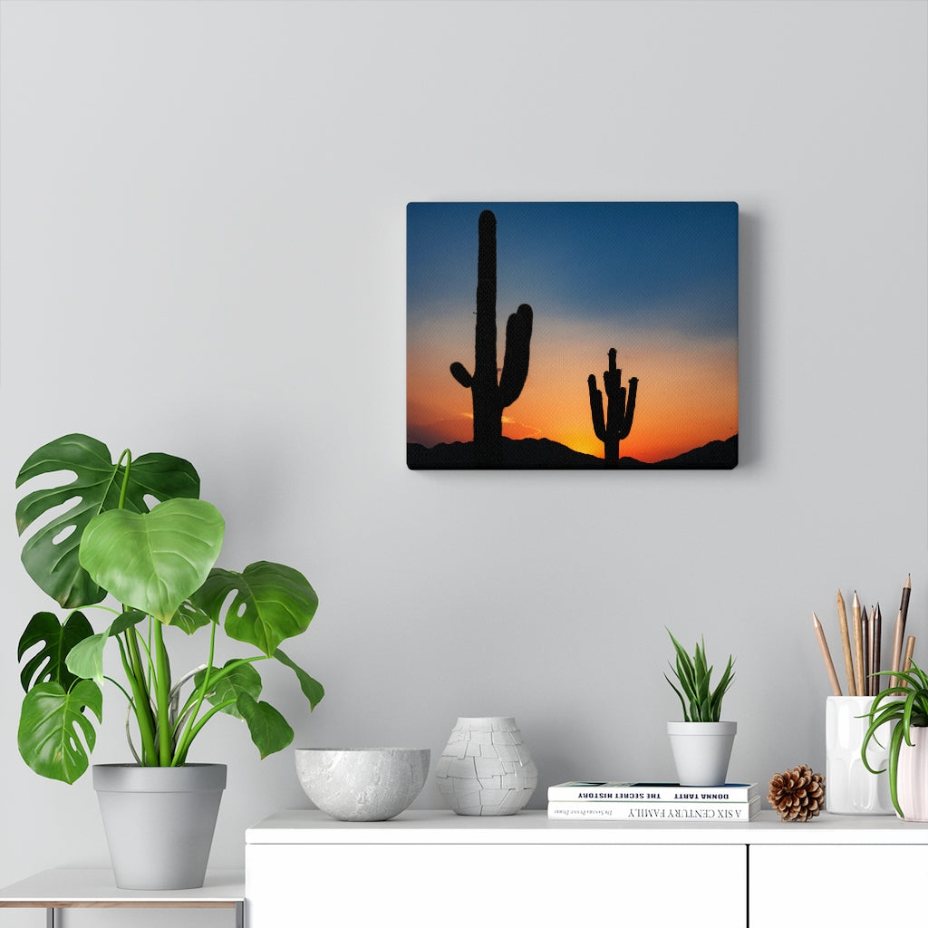 Desert Landscape Canvas Wall Art - Modern Home Decor for Living Room & Bedroom - Midwest Inspired Wall Decor for Office & Dorm