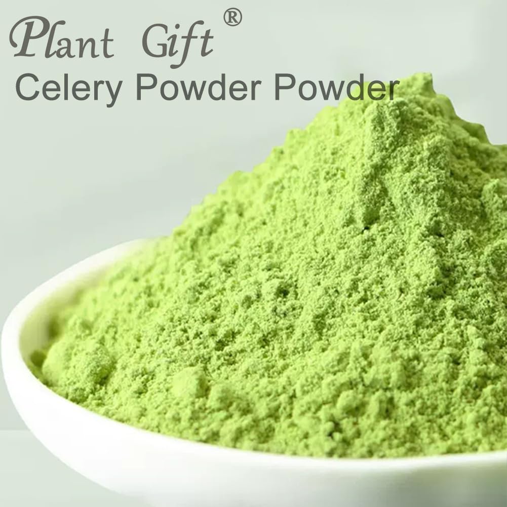 100% Natural Pure Celery Powder 100g/3.52oz - Organic Celery Juice Powder for Smoothies, Shakes, Baking, Drinks & Tea | Green Superfood Powder, Powdered Greens Supplement | No Preservatives, Vegan Friendly | Perfect for Healthy Juices, Detox Drinks & Cooking Recipes