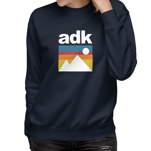 Alpine Crew Sweatshirt for Men & Women | Cozy Fleece Pullover | Winter Hiking & Outdoor Activities