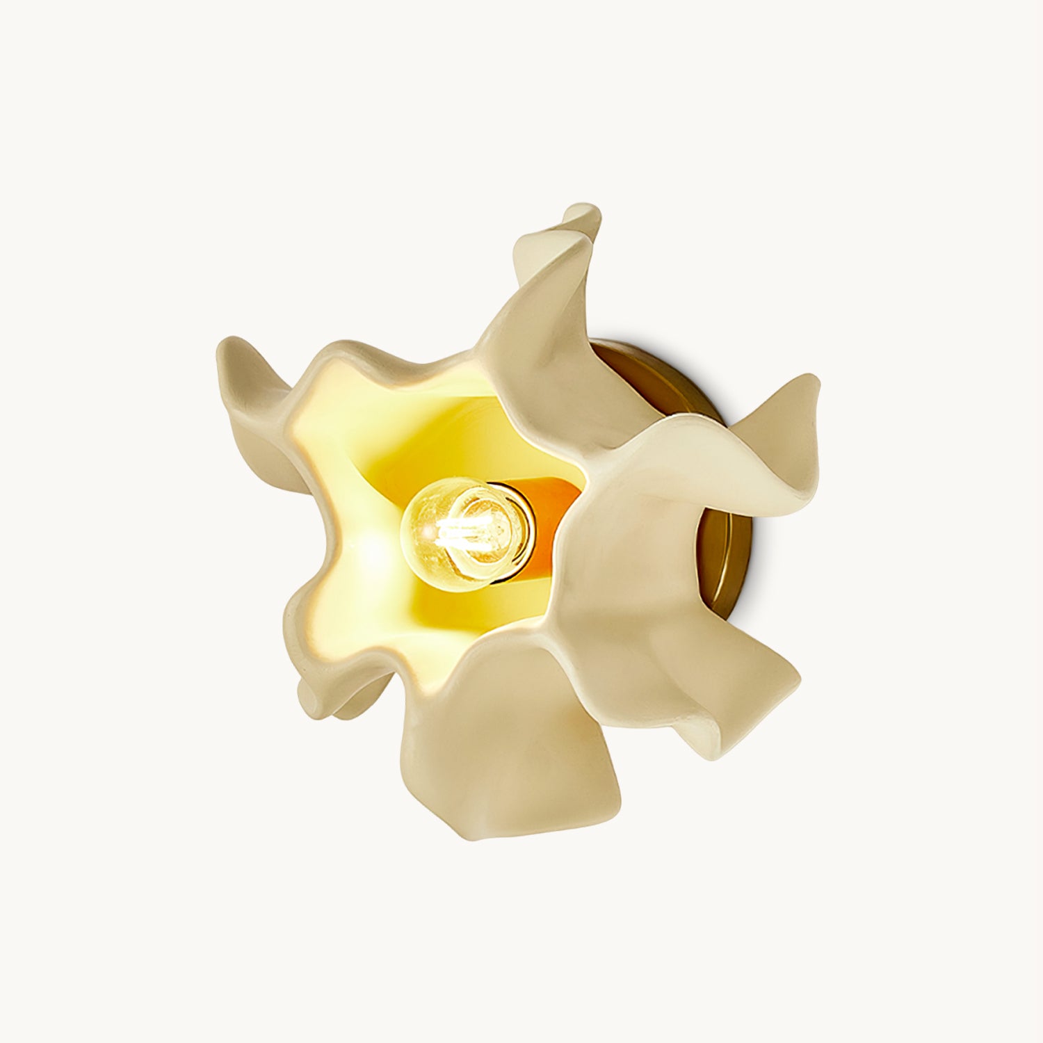 Fleur Eclat Wall Light - Modern Crystal Sconce Lighting for Bedroom, Living Room & Hallway - Elegant Home Decor & Ambient Lighting Solution