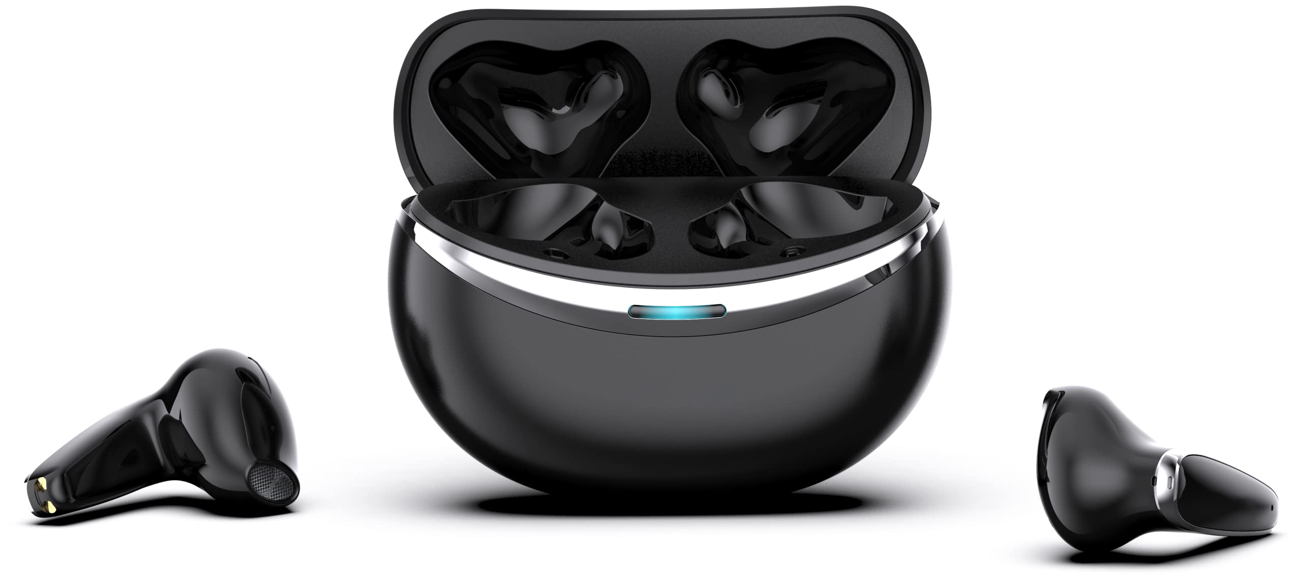 SDADI Wireless Bluetooth 5.1 Earbuds with 7H Playtime, IPX5 Waterproof Stereo Sound True Wireless Headphones with Mic - Perfect for Running, Gym Workouts & Office Use