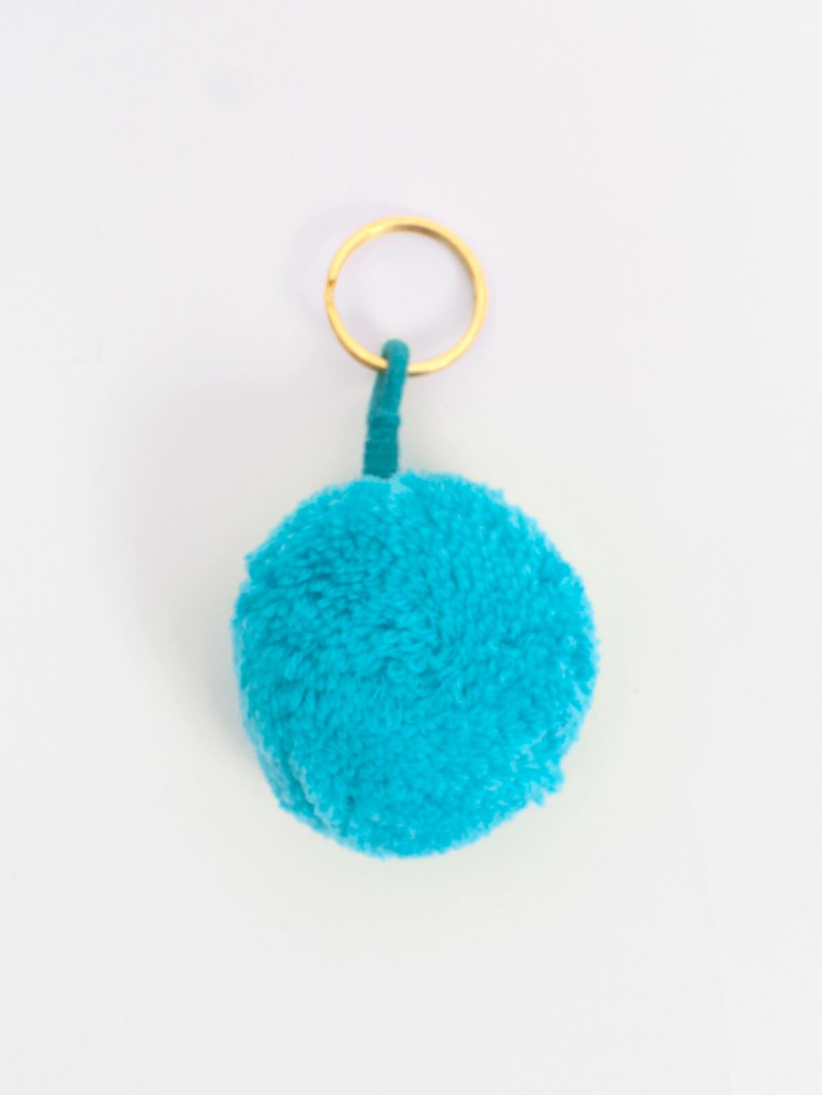 Colorful Pom Pom Keychains - Cute Soft Yarn Keyrings for Women & Girls - Perfect for Backpacks, Purses & Gift Giving