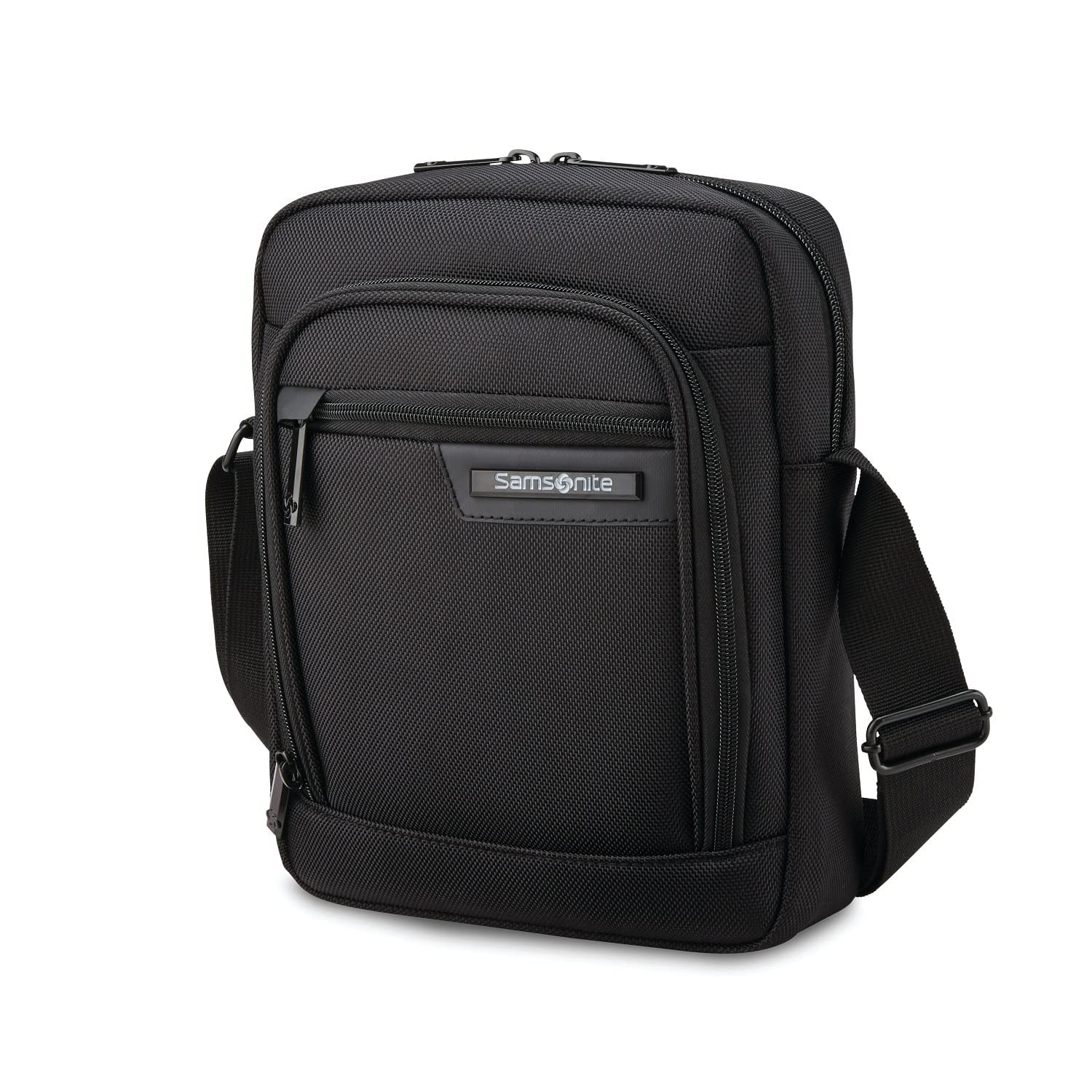Samsonite Classic 2.0 RFID Anti-Theft Crossbody Bag - 10.1 Inch Compact Travel Purse for Women - Secure & Stylish Black Shoulder Bag - Perfect for Travel, Commuting & Everyday Use