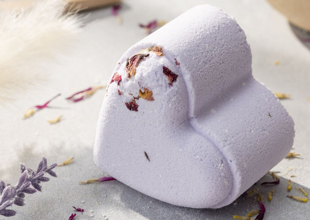 Set of 5 Heart Shaped Shower Steamers with Aromatherapy - Gift Box Included & Personalization Option | Perfect for Relaxation, Spa Day, and Romantic Gifts