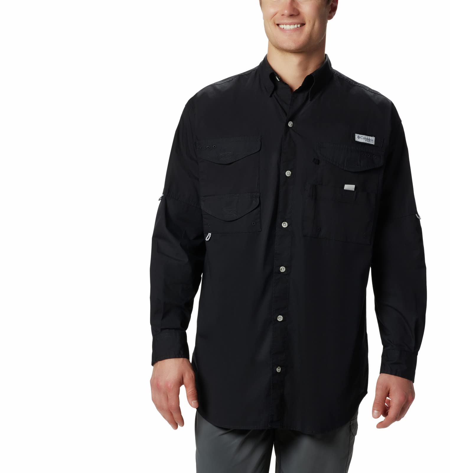 Columbia Men's Bonehead Long Sleeve Shirt - Lightweight Hiking & Outdoor Performance Shirt for Camping, Fishing & Casual Wear