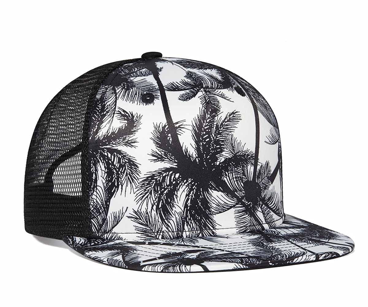 CLOTIME Snapback Hat for Men & Women - Adjustable Hip-Hop Baseball Cap with Flat Bill Visor | Unisex Trucker Hat for Streetwear, Casual Outfits & Sports