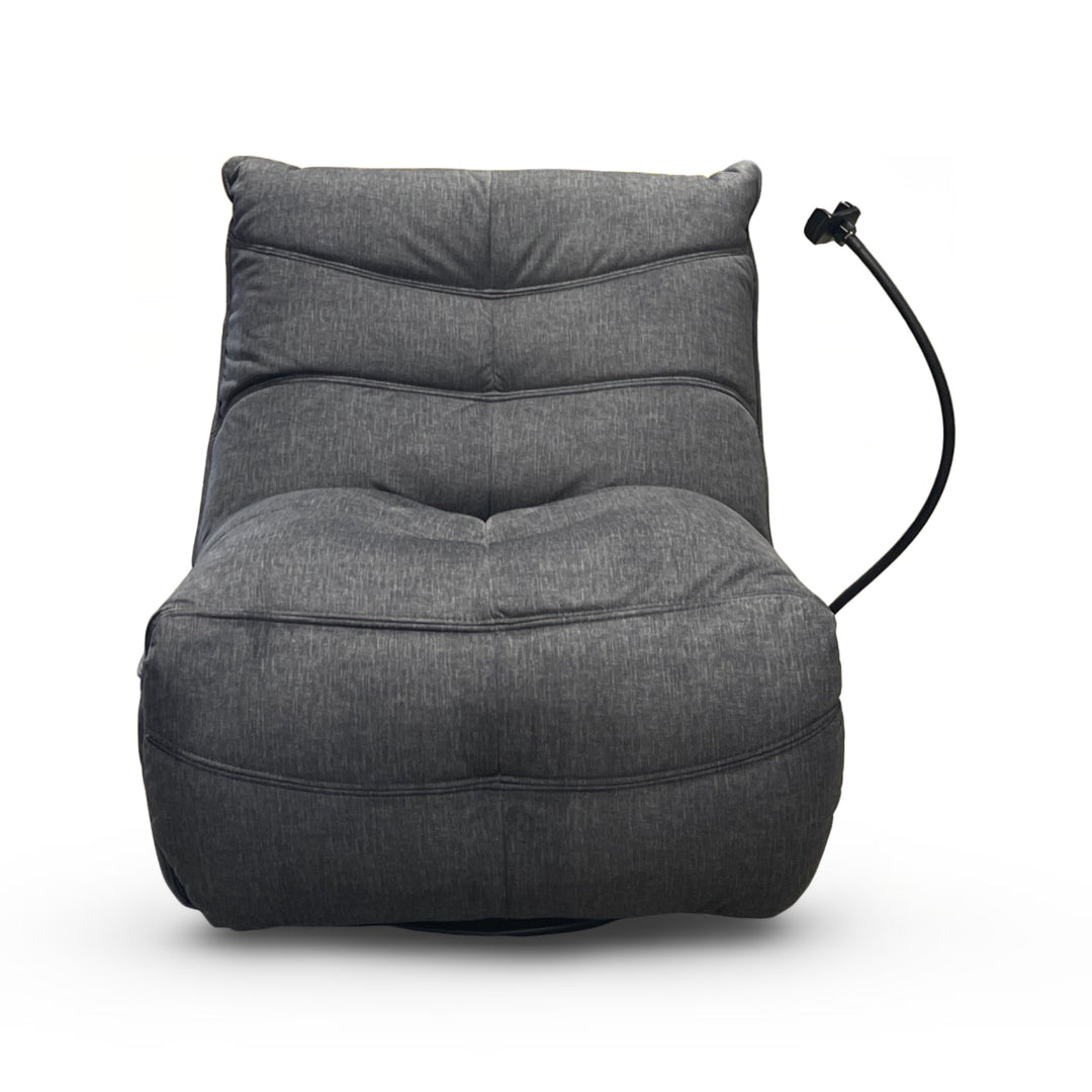 Lu Swivel Glider Recliner Chair - 360° Rotating Power Lift Recliner with Massage & Heat - Perfect for Living Room, Bedroom & Home Theater Relaxation