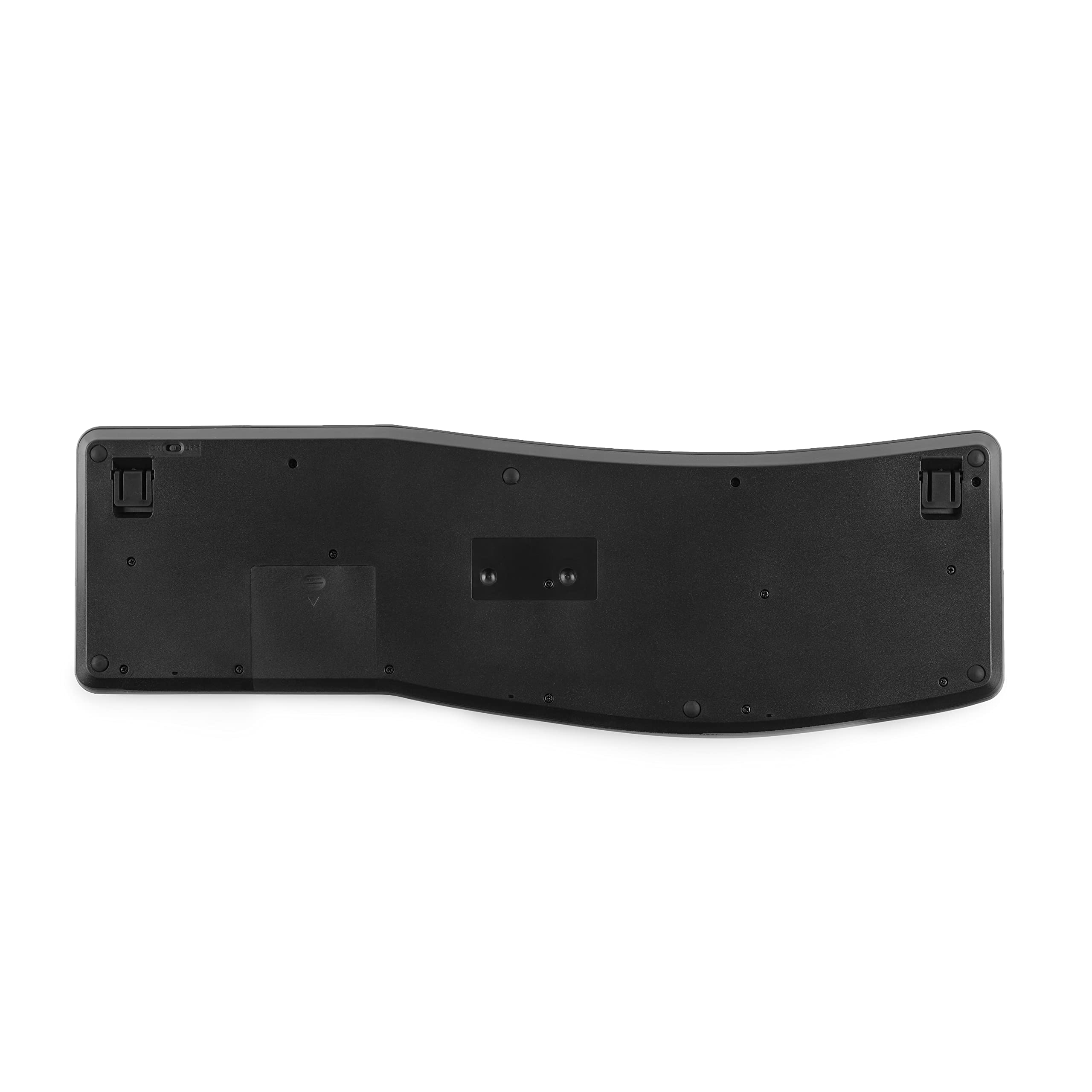 Amazon Basics Wireless Ergonomic Keyboard and Mouse Set - Black, Italian Layout - Perfect for Office, Home & Gaming Use