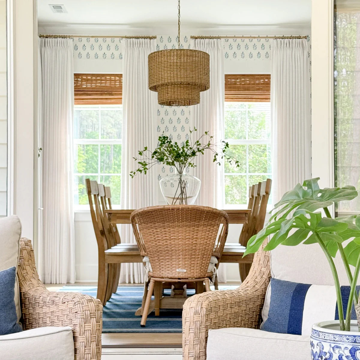 Pinch Pleated Blackout Curtains - 100% Linen Custom Drapes in Grey & Beige | Modern Thermal Insulated Window Treatments for Living Room & Bedroom