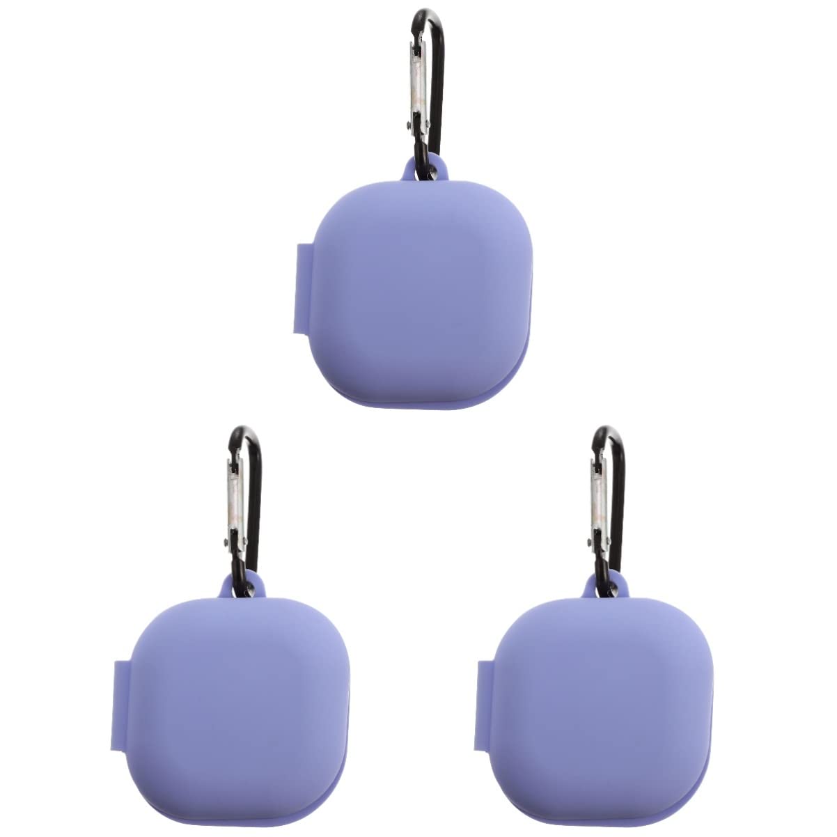 Mikikit 3 Pack Wireless Earbuds Case - Protective Cover for AirPods & Bluetooth Earbuds - Durable Charging Case with Compact Design for Travel, Workout & Daily Use