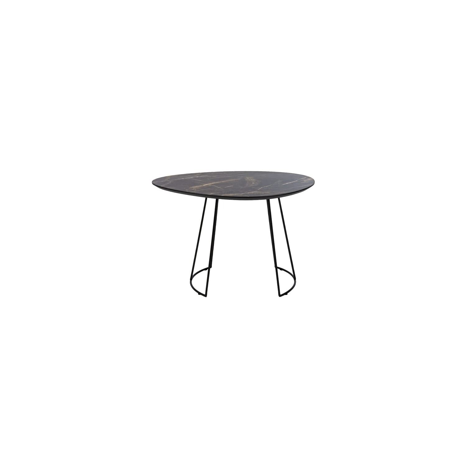 Safavieh Home Brooks Modern Faux Grey Sandstone & Black Side Table - Stylish End Table for Living Room, Bedroom, Office - Perfect for Lamps, Books & Decor