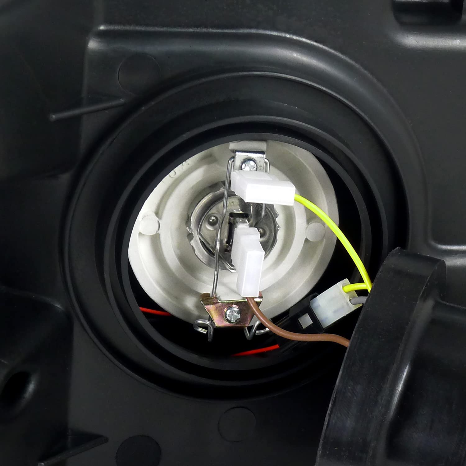 Spec-D Tuning Black Projector Headlights for 2004-2008 Ford F150 & 2006-2008 Lincoln Mark LT - Retrofit Style Headlamp Assembly Pair (Left + Right) - Upgrade Night Driving Visibility & Style