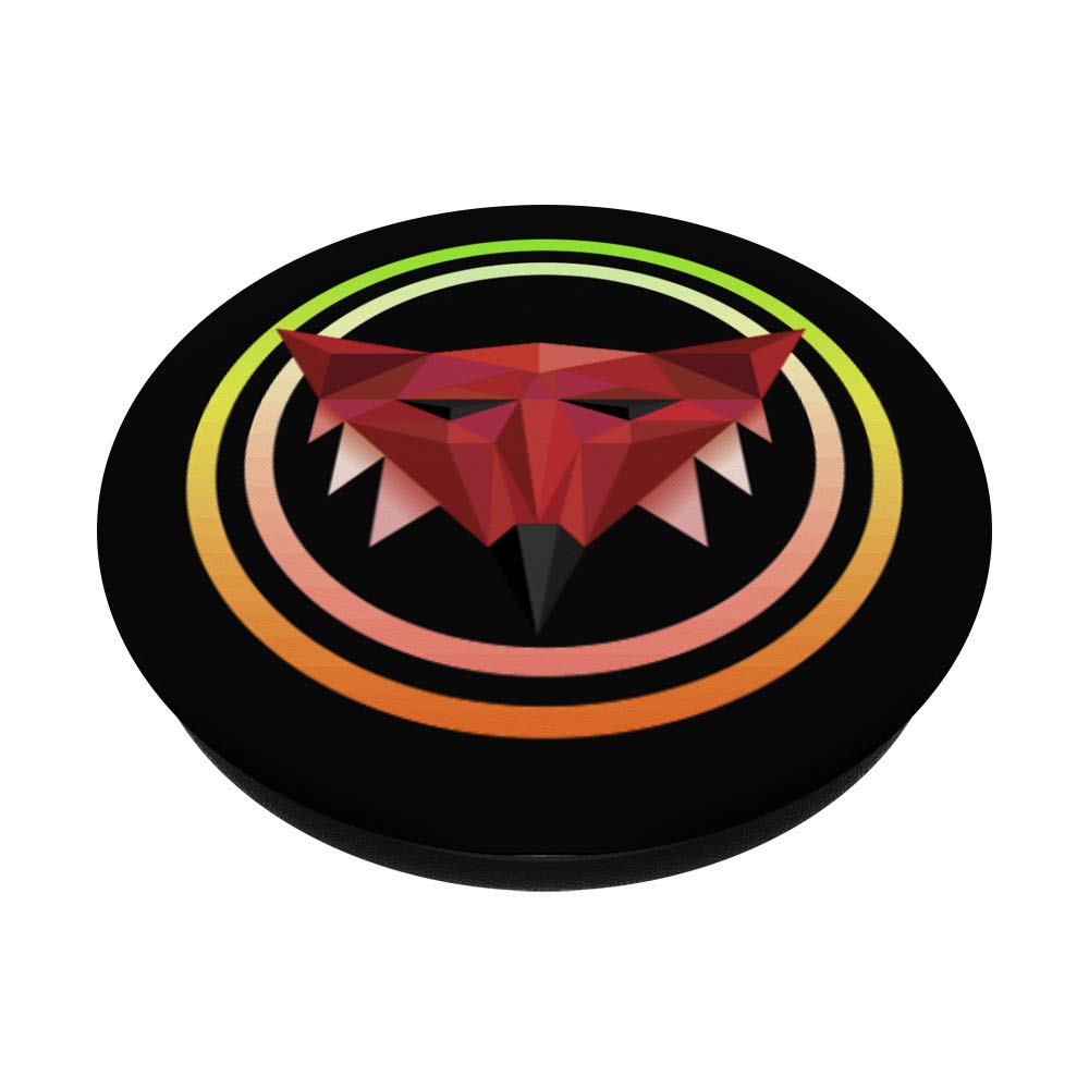 Foxen Logo PopSocket - Expandable Phone Grip Stand for iPhone & Android - Red - Perfect for Selfies, Gaming, and Secure Phone Handling