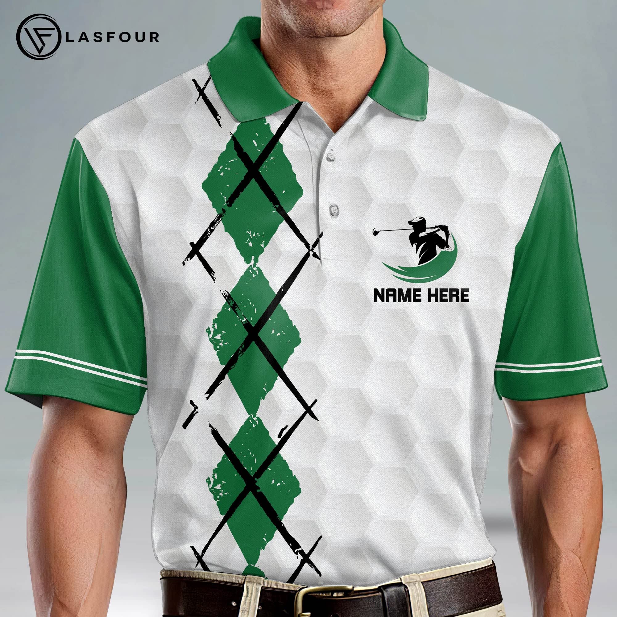Funny Golf Shirts for Men - 'Golf Isn't Just My Business It's My Hobby' - Moisture Wicking Dry Fit Short Sleeve Polo Shirts - Crazy Golf Apparel - Perfect Gift for Golf Lovers - Ideal for Golf Tournaments, Casual Wear & Father's Day Gifts