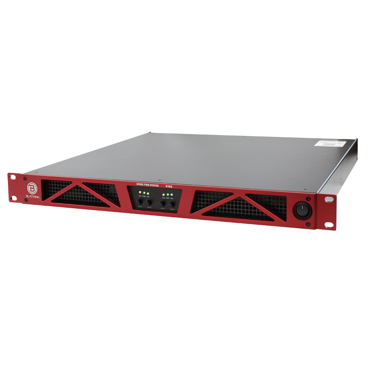 Blastking D16K 16000W 4-Channel Class D Professional Power Amplifier - Perfect for Live Concerts, DJ Performances & Studio Recording