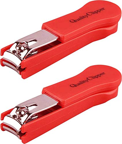 **Premium Stainless Steel Nail Clipper Set - Jamboree Nail Trimmer for Thick & Ingrown Toenails, Fingernail Cutter with Ergonomic Handle for Extra Grip - Perfect for Home, Travel, and Professional Grooming**
