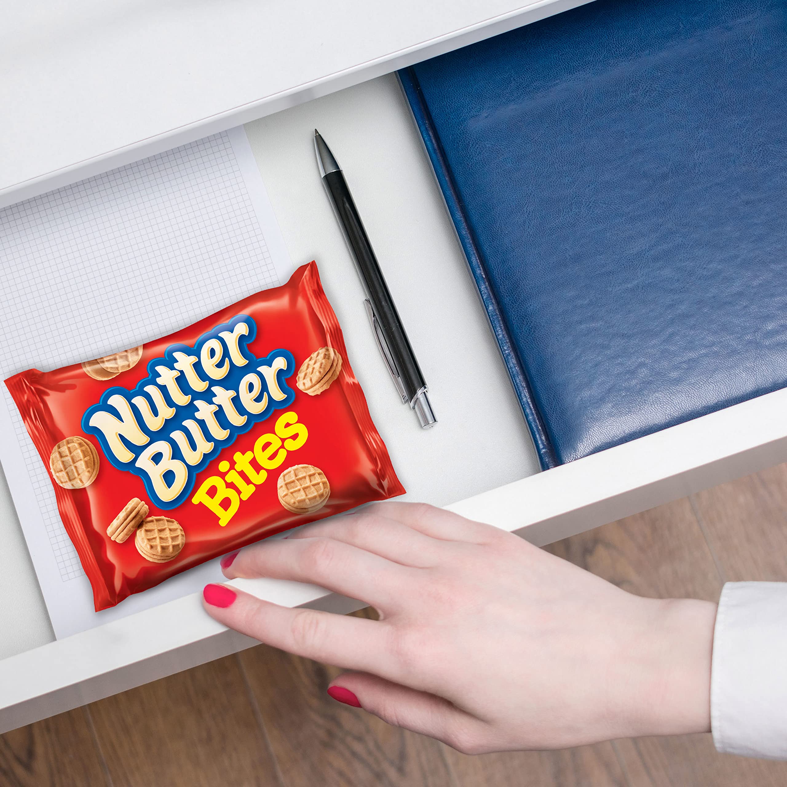 OREO Mini Cookies, CHIPS AHOY! Mini Cookies, Nutter Butter Bites, RITZ Bits Cheese Crackers, RITZ Bits Peanut Butter, Teddy Grahams Cinnamon Snacks, Wheat Thins, Fig Newtons - 48-Pack Variety Snack Box | Perfect for Office Snacks, School Lunches, Parties & Road Trips