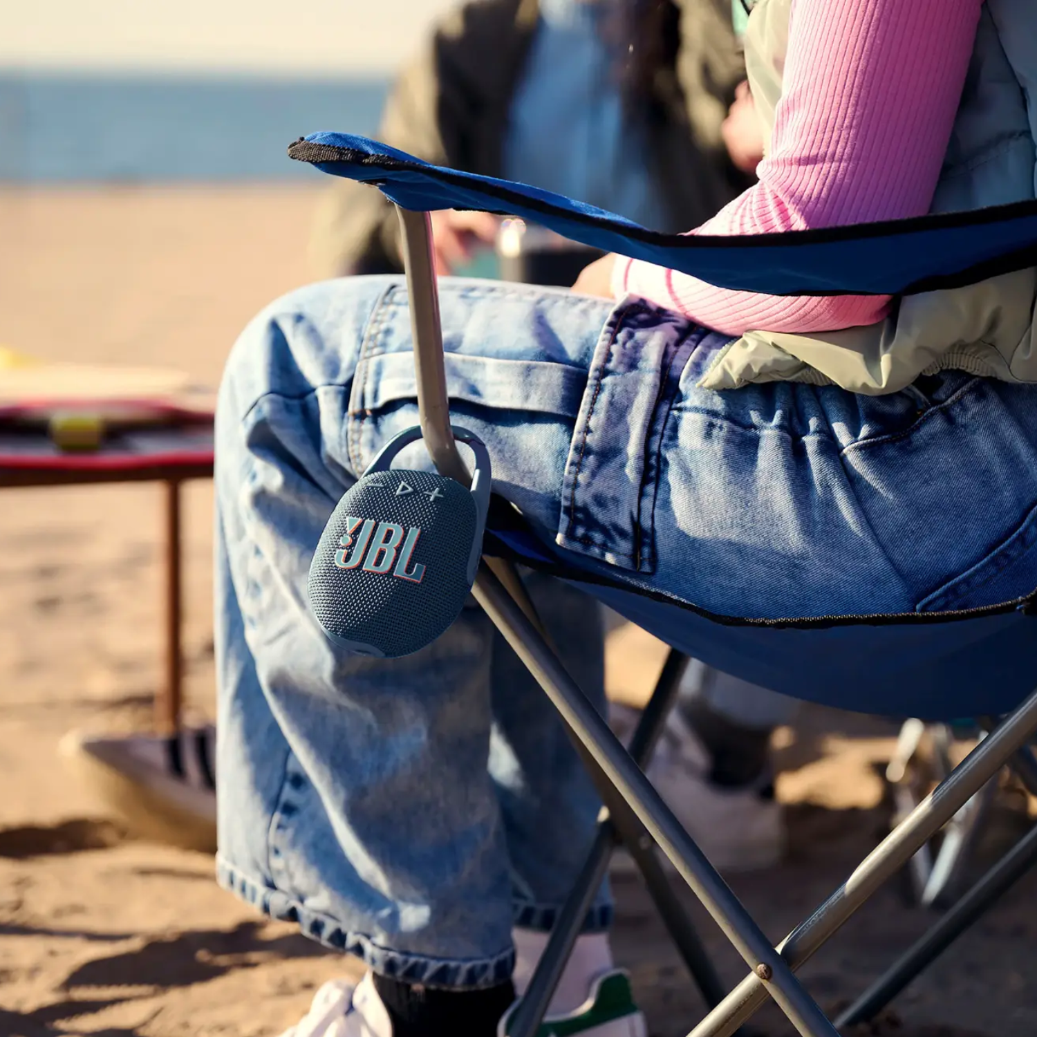 JBL Clip 5 Portable Bluetooth Speaker - Wireless Waterproof Speaker with 10 Hours Playtime, Red - Perfect for Outdoor Adventures, Beach, Hiking & Travel