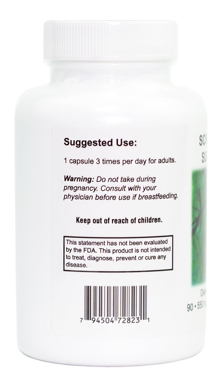 Supreme Nutrition Schisandra Supreme - 90 Pure Schisandra Fruit Vegetarian Capsules for Immune Support & Stress Relief | Natural Energy Booster & Liver Detox Supplement | Perfect for Daily Wellness & Active Lifestyle
