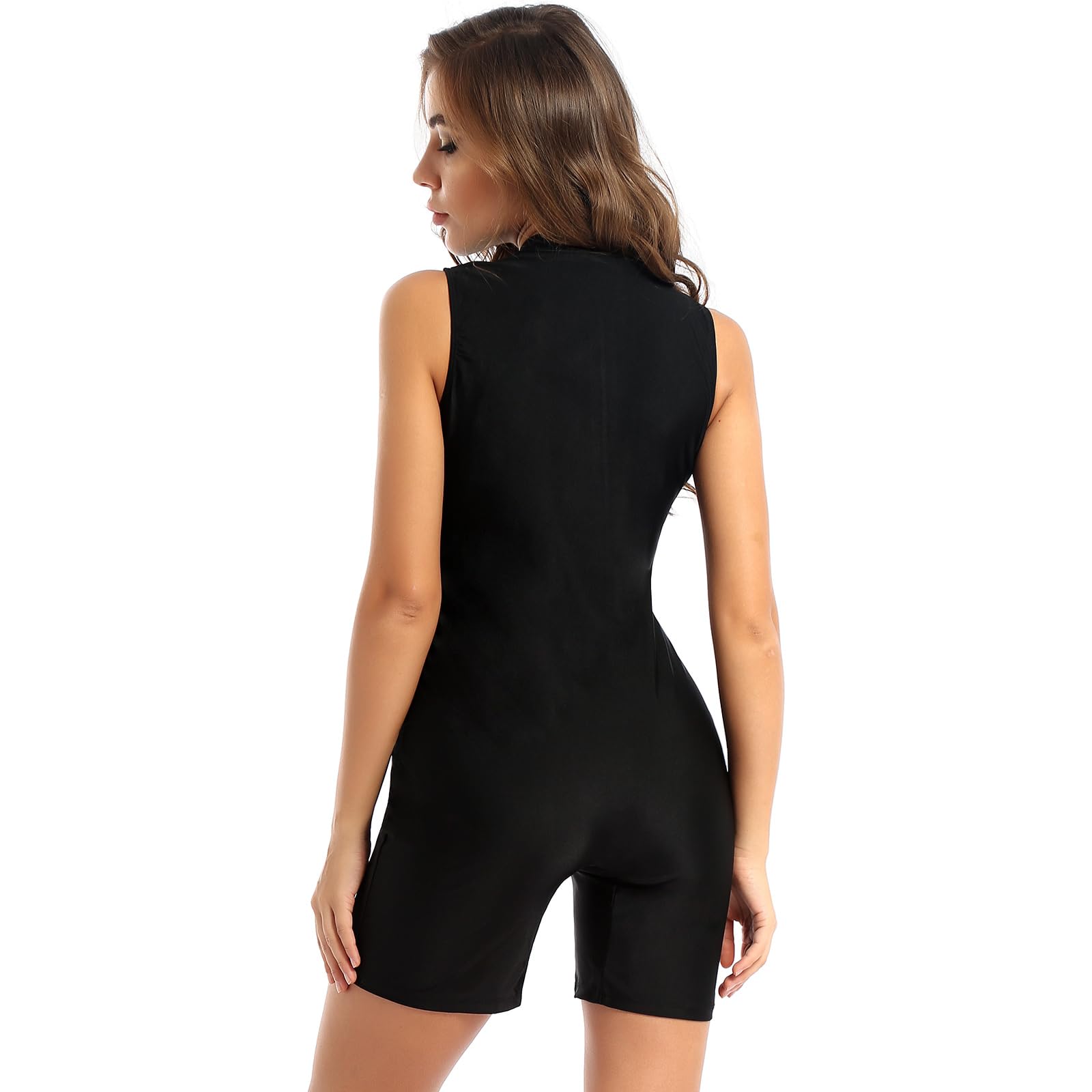 Vintage Women's One Piece Swimsuits - Athletic Racerback Bathing Suit for Water Aerobics, Swimming & Beach Activities | High Waist Retro Swimwear for Pool, Surfing & Summer Vacation