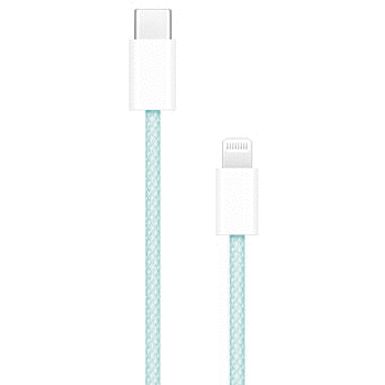 Apple USB-C to Lightning Cable 1M (3.3ft) - Fast Charging & Sync - MFi Certified - Green - Perfect for iPhone, iPad, Car & Home Charging