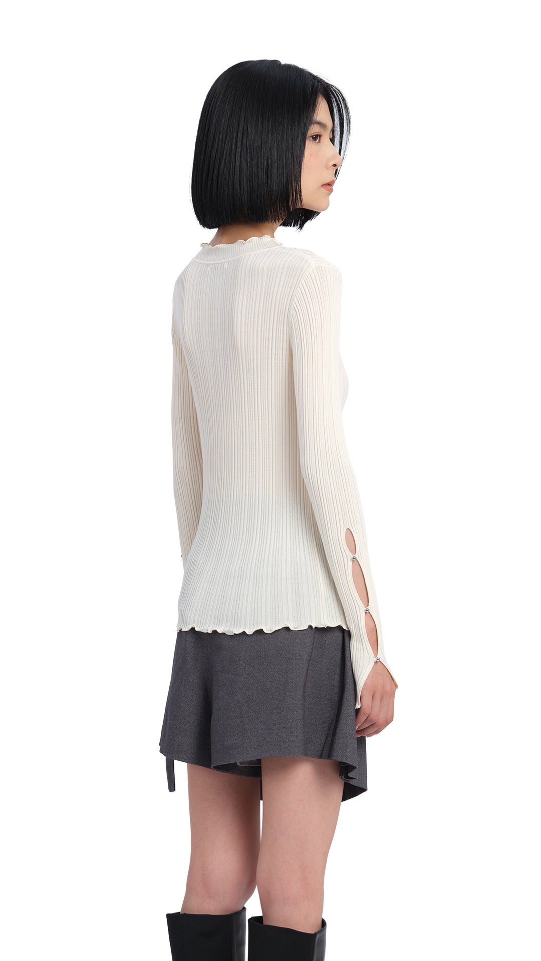 Stylish Beaded Knit Sweater for Women - Trendy Casual Pullover for Fall & Winter - Perfect for Office, Dates & Holiday Outfits