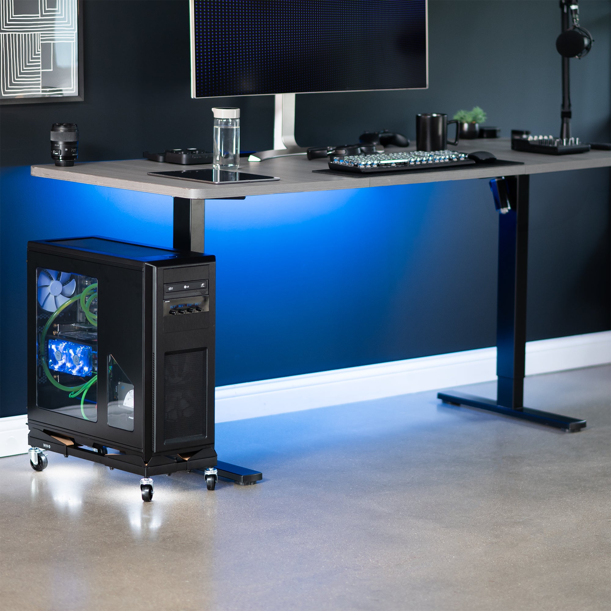 High-Performance Large CPU Cart - Heavy-Duty Computer Processor Transport Tray for PC Builders and IT Professionals - Perfect for Workshop, Data Center, and Office Use